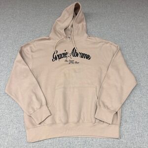 Gracie Abrams The Secret of Us Tour Hoodie XL Tan Los Angeles Concert Merch JXT